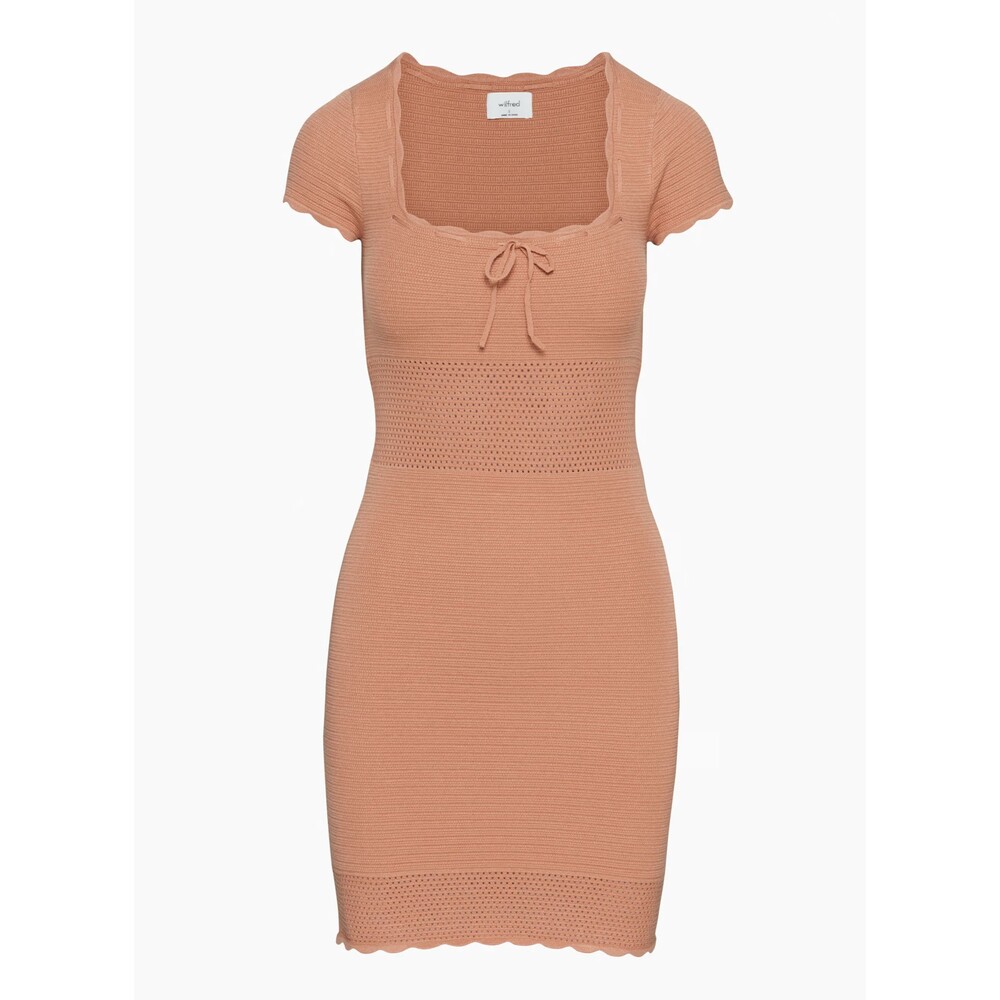 Aritzia Wilfred Reception Dress M NWT in Soft Terracotta